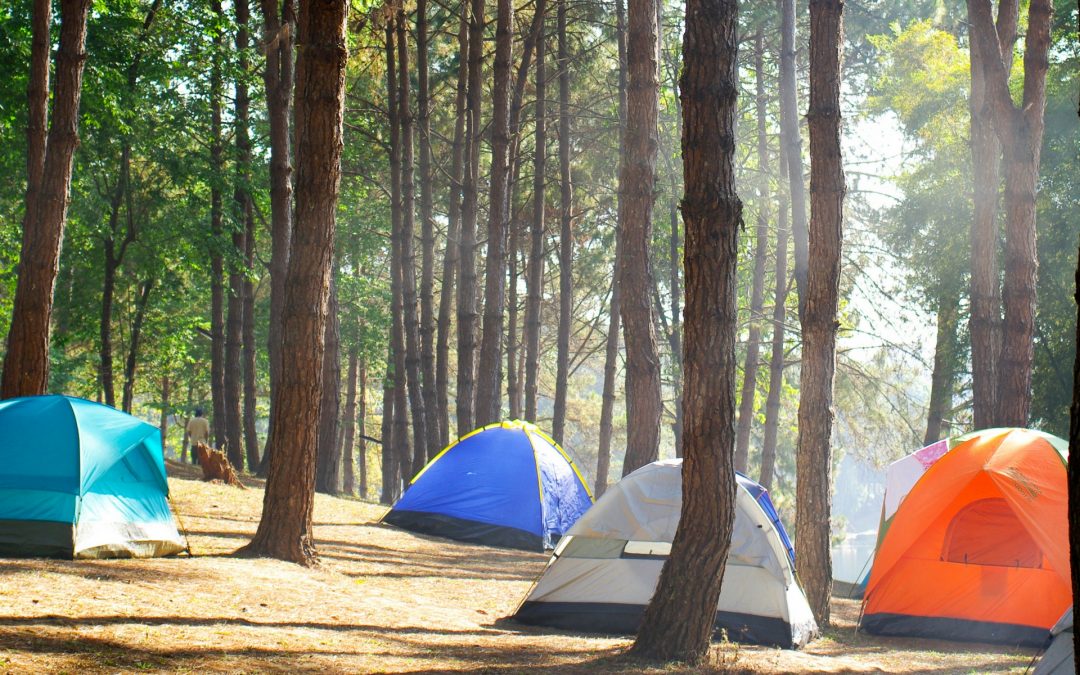 Boze bui op de camping